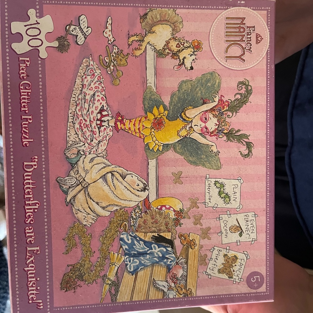 Mary Engelbreit Pink Glitter Puzzle